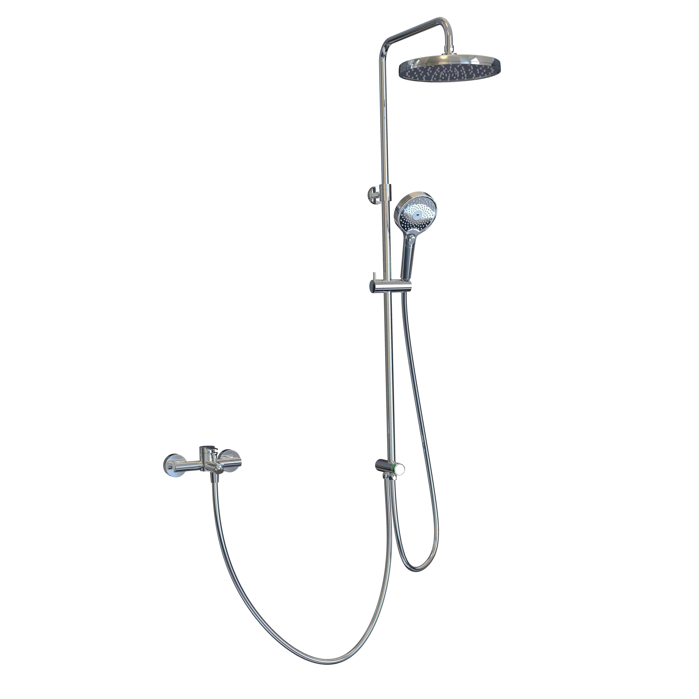 shower kits with water diverter