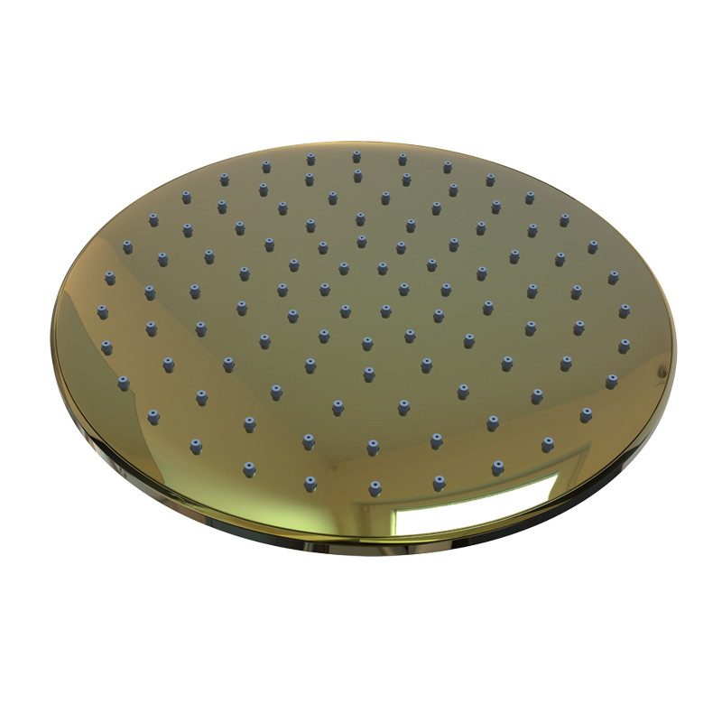 9 inch big gold showerhead